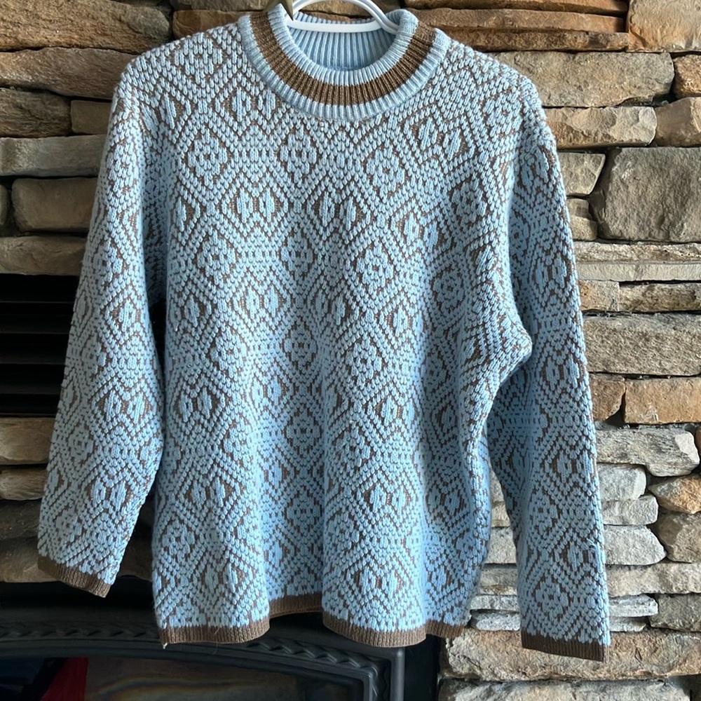 Knit chunky sweater